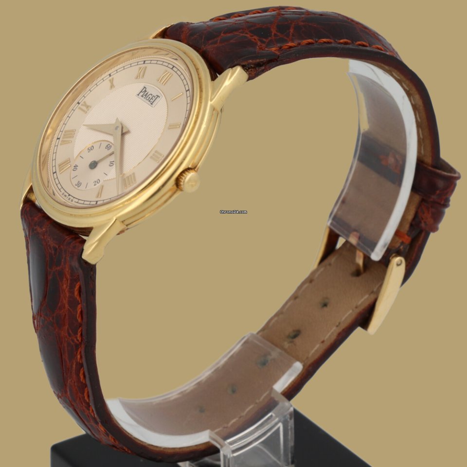 IMG_9081 Piaget Gouverneur Mens watch Unisex Manual winding Yellow gold 15970 Replica 5