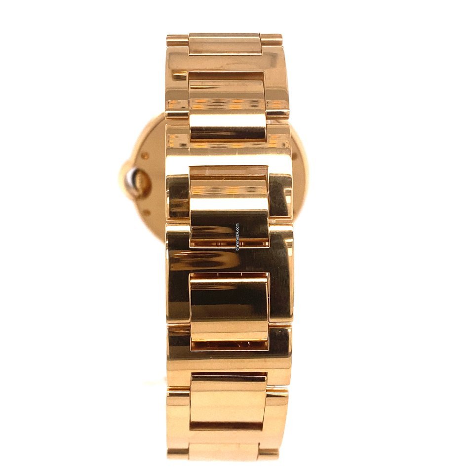 IMG_9081 Cartier Ballon Bleu 36mm Womens watch Automatic Yellow gold W69003Z2 Replica 5