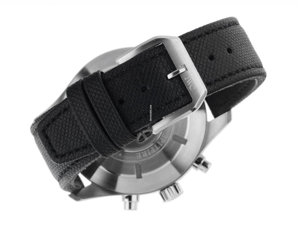IMG_9081 IWC Pilot Spitfire Chronograph Mens watch Unisex Automatic Steel 387802 Replica 5