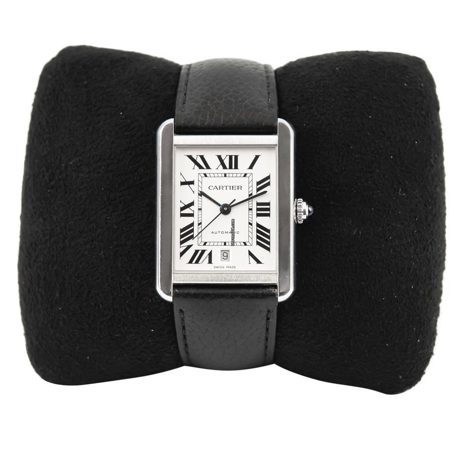 IMG_9081 Cartier Tank Solo Mens watch Unisex Automatic Steel WSTA0029 Replica 5
