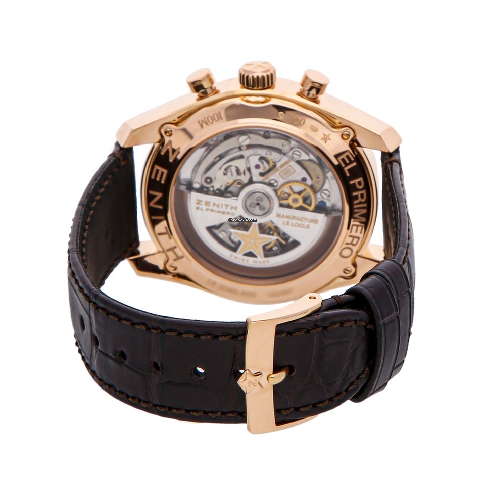 IMG_9081 Zenith El Primero Mens watch Unisex Automatic Rose gold 18.2040.400 02.C494 Replica 5