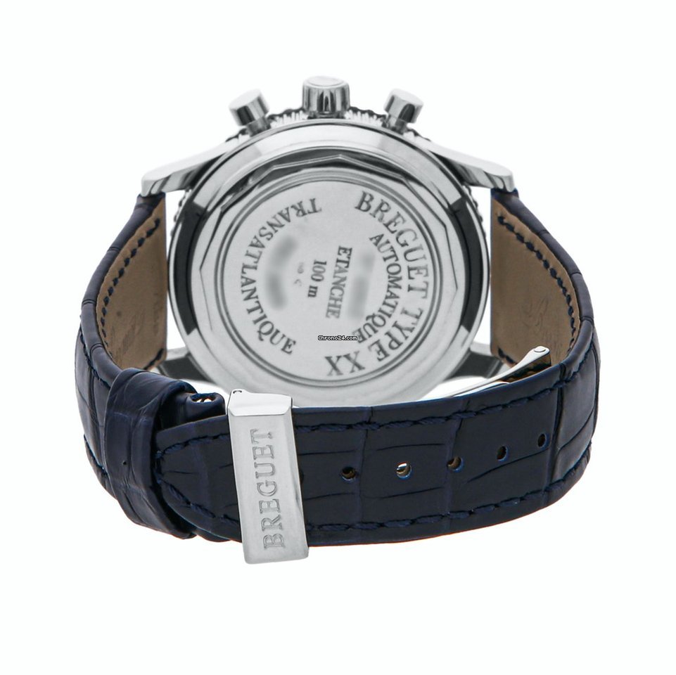 IMG_9081 Breguet Type XX - XXI - XXII Mens watch Unisex Automatic White gold 3820BB P2 9W6 Replica 5