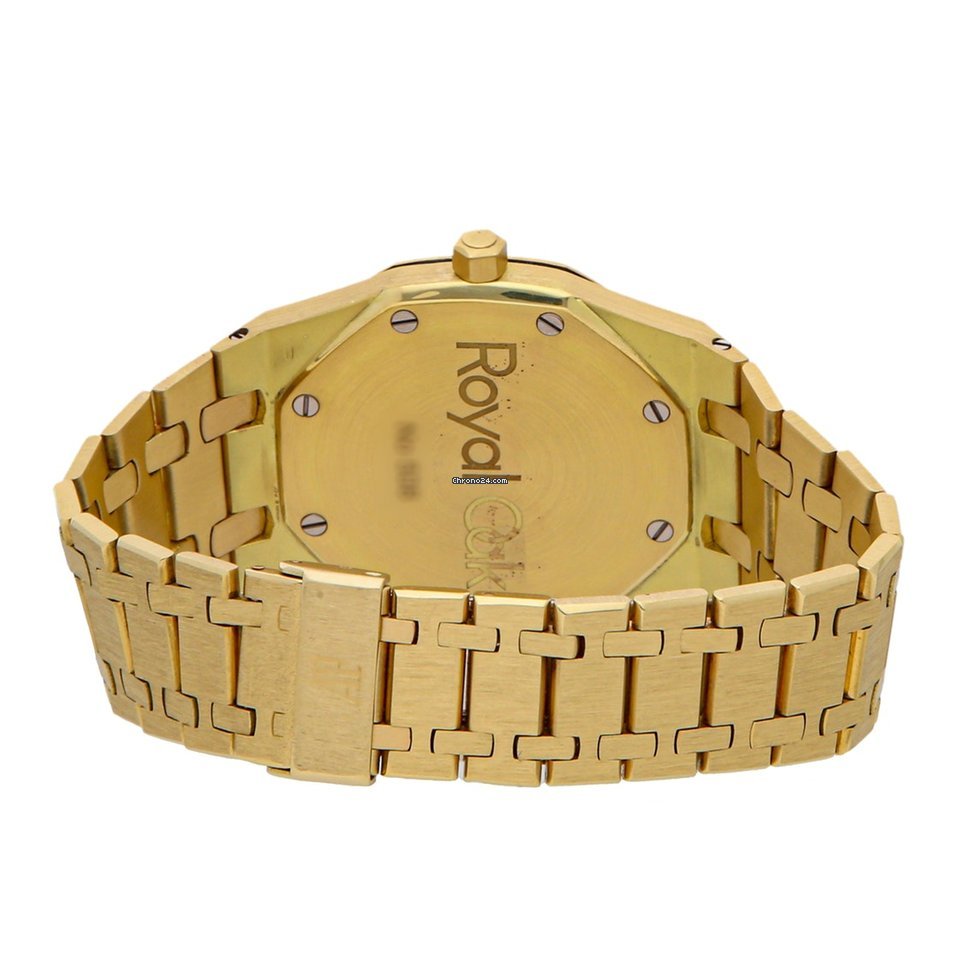 IMG_9081 Audemars Piguet Royal Oak Jumbo Mens watch Unisex Automatic Yellow gold 5402BA Replica 5