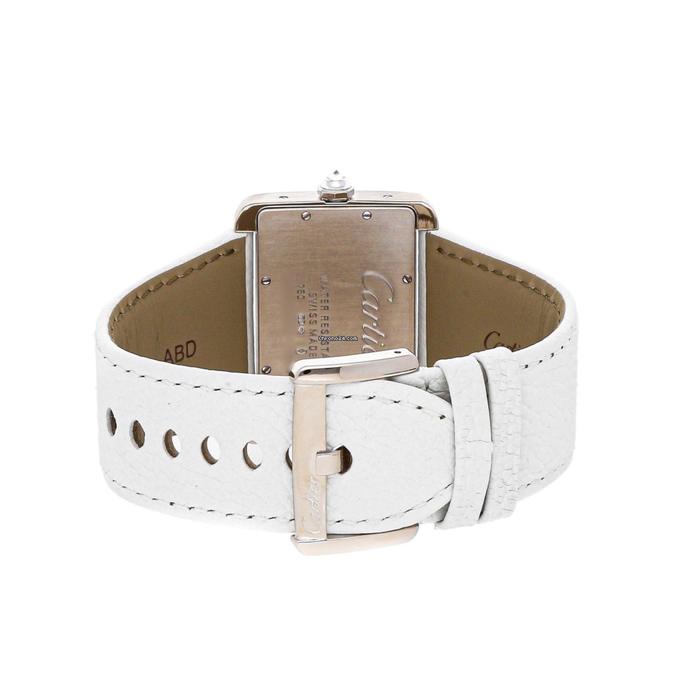 Cartier Tank Divan Womens watch Quartz White gold WA301356 Replica 5