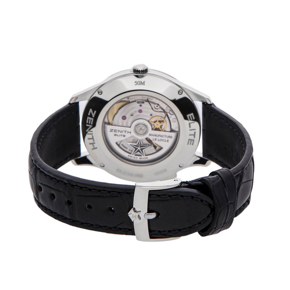 IMG_9081 Zenith Elite Dual Time Mens watch Unisex Automatic Steel 03.2130.682 22.C493 Replica 5