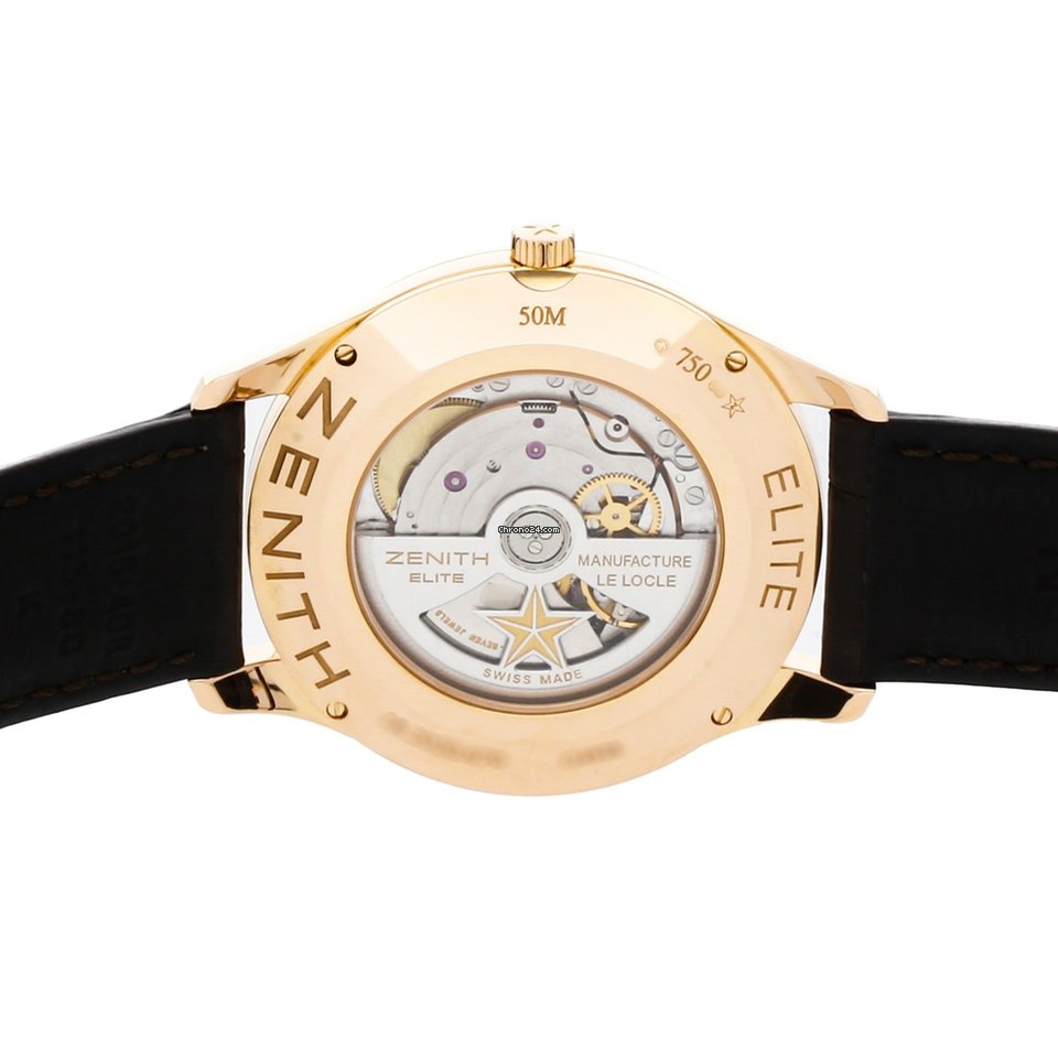 Zenith Captain Central Second Mens watch Unisex Automatic Rose gold 18.2020.670 22.C498 Replica 5