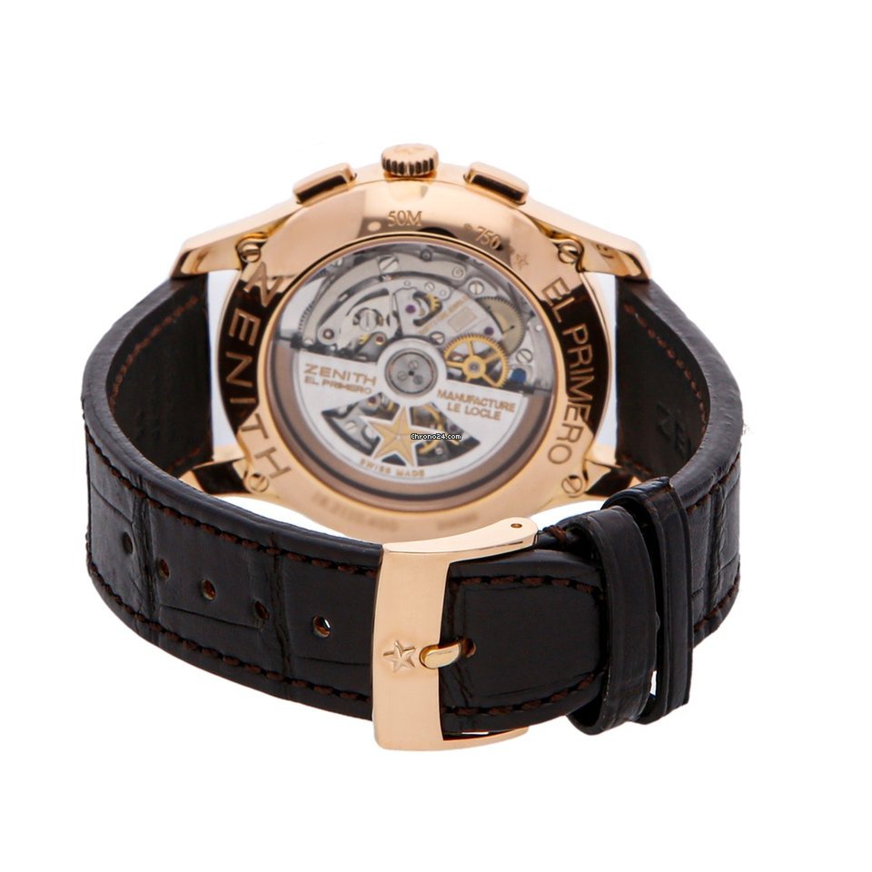 IMG_9081 Zenith Captain Chronograph Mens watch Unisex Automatic Rose gold 18.2110.400 01.C498 Replica 5