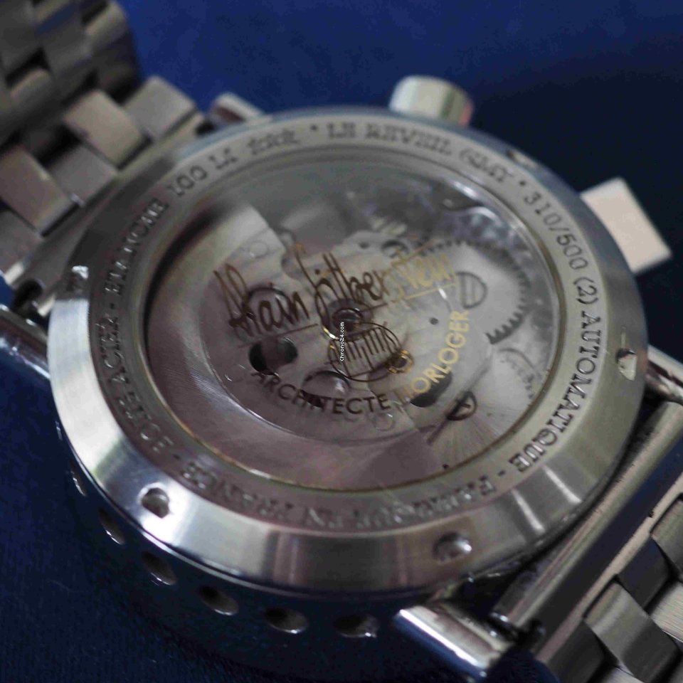 IMG_9081 Alain Silberstein Mens watch Unisex Automatic Steel LR23 Replica 5