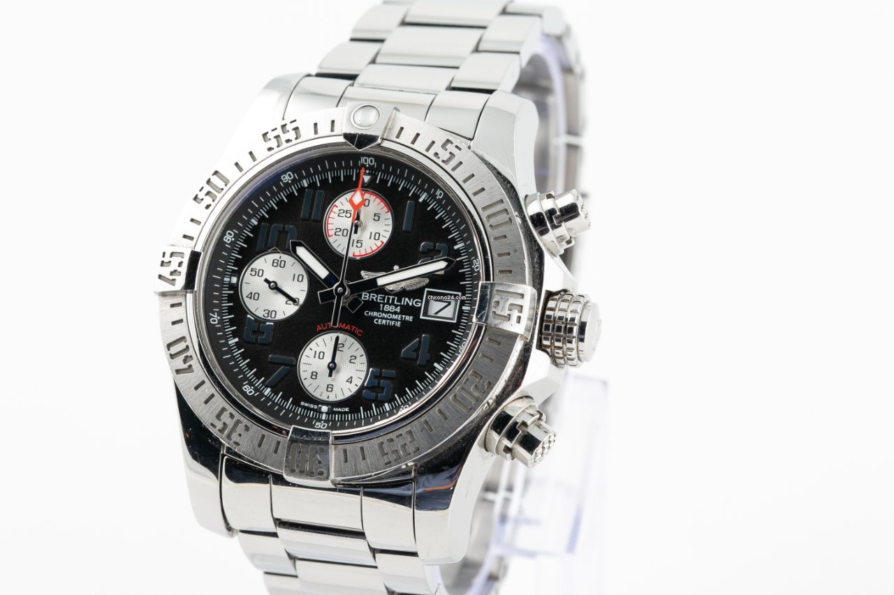 IMG_9081 Breitling Avenger II Mens watch Unisex Automatic Steel A1338111 Replica 5