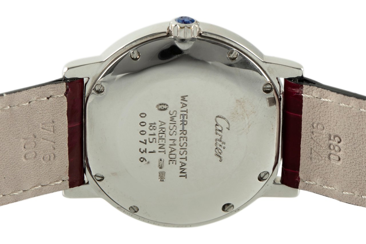 IMG_9081 Cartier Womens watch Quartz Silver 1815 1 Replica 5