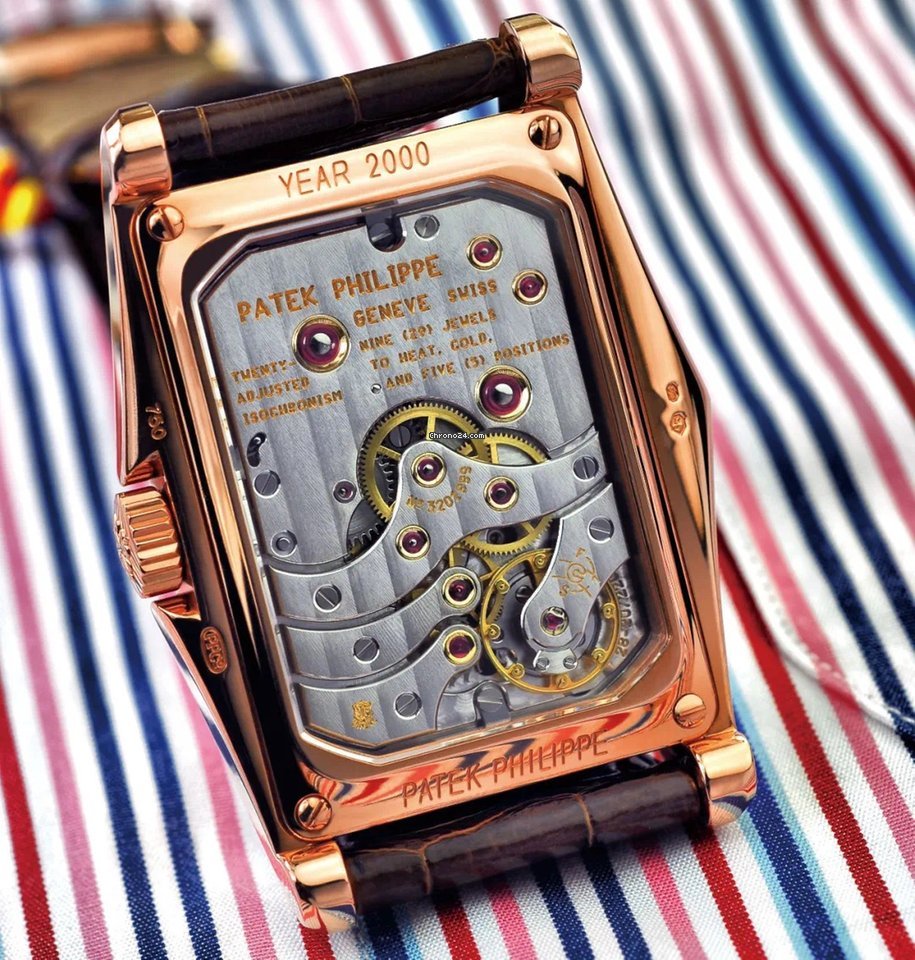IMG_9081 Patek Philippe Gondolo Mens watch Unisex Rose gold 5100R Replica 5