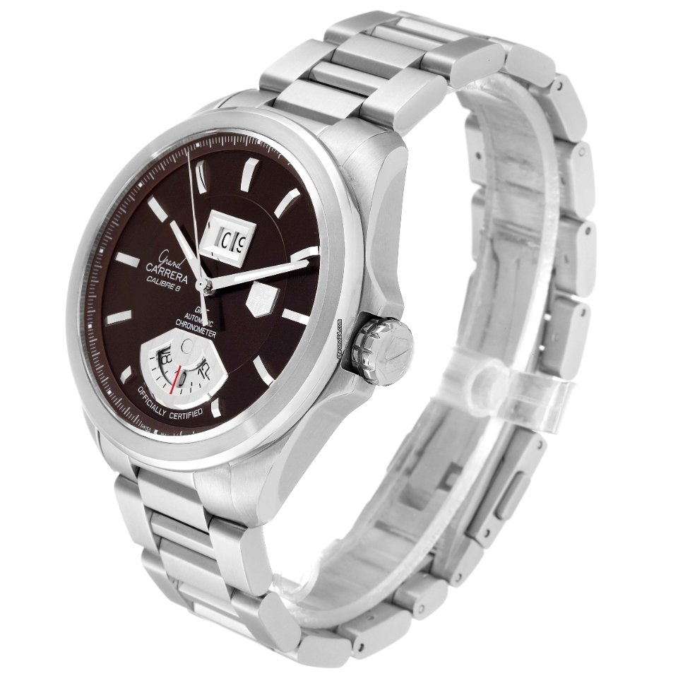 TAG Heuer Grand Carrera Mens watch Unisex Automatic Steel WAV5113.BA0901 Replica 5