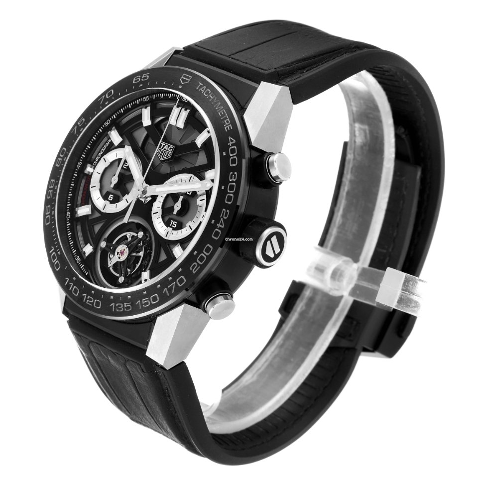 TAG Heuer Carrera Heuer-02T Mens watch Unisex Automatic Titanium CAR5A8Y.FC6377 Replica 5
