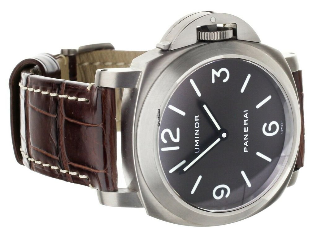 IMG_9081 Panerai Mens watch Unisex Manual winding Titanium PAM116 Replica 5