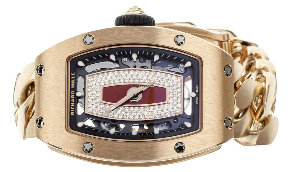 Richard Mille RM 07 Womens watch Automatic Rose gold RM07-01 Replica 5