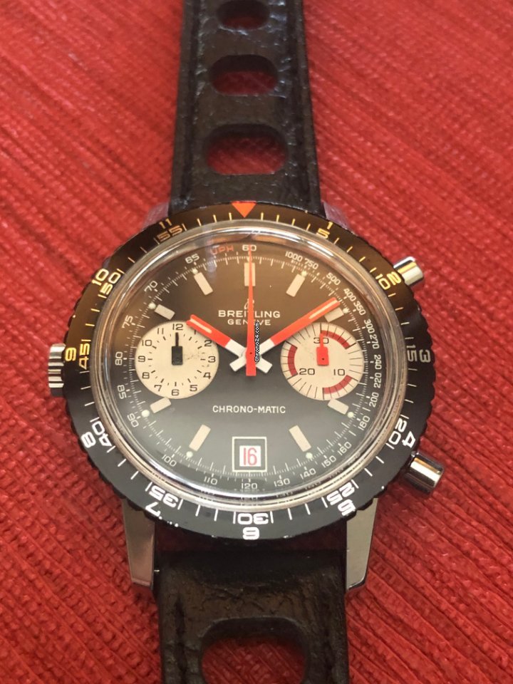 IMG_9081 Breitling Chrono-Matic Mens watch Unisex Automatic Steel 2110 Replica 5