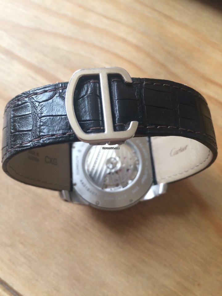 IMG_9081 Cartier Calibre de Cartier Mens watch Unisex Automatic Steel W7100051 Replica 5