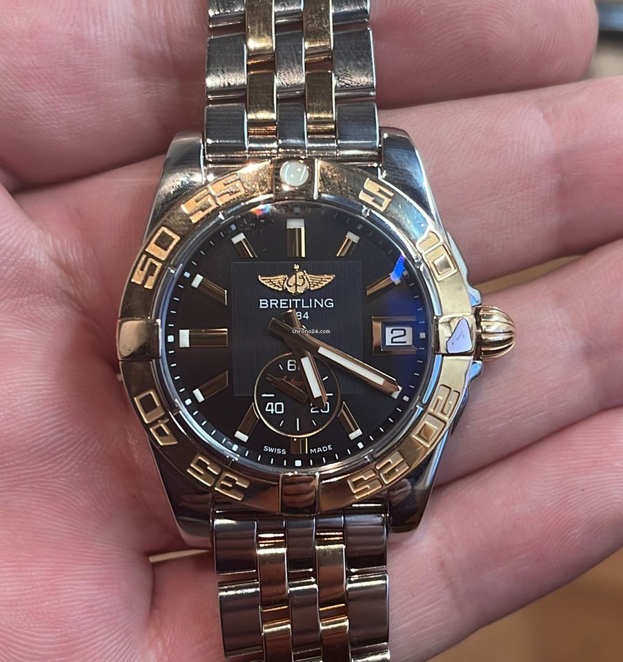 Breitling Galactic 36 Mens watch Unisex Automatic Gold Steel C3733012.BA54.376C Replica 5