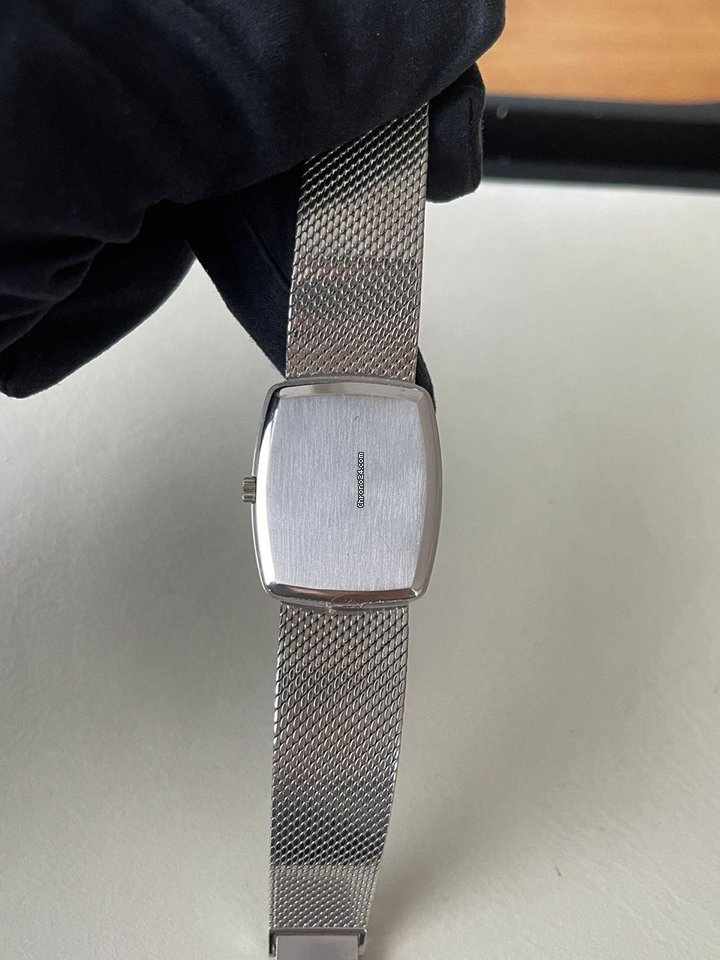 IMG_9081 Patek Philippe Golden Ellipse Mens watch Unisex Manual winding White gold 3567 Replica 5