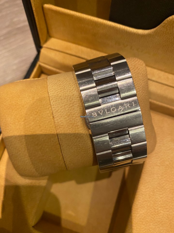 IMG_9081 Bulgari Solotempo Mens watch Unisex Quartz Steel ST42S Replica 5