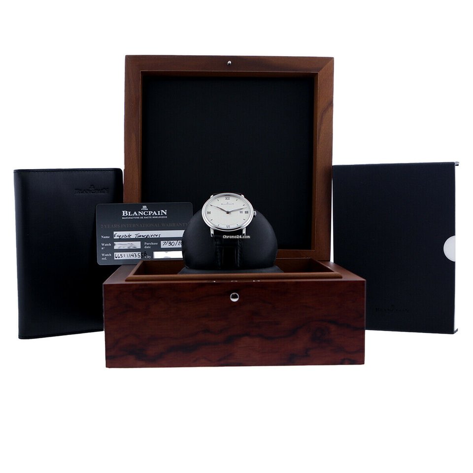 IMG_9081 Blancpain Villeret Ultra-Slim Mens watch Unisex Automatic Steel 6651 1143 55B Replica 5