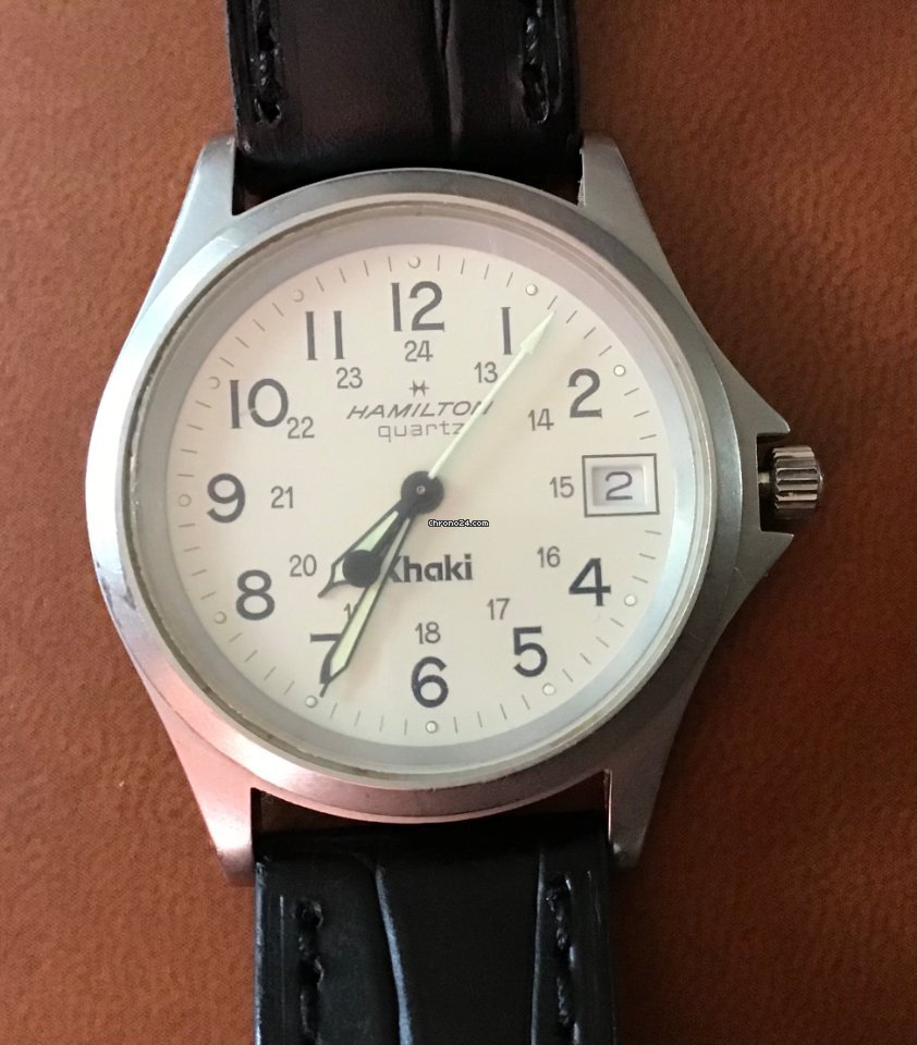 IMG_9081 Hamilton Mens watch Unisex Quartz Steel 9445 Replica 5