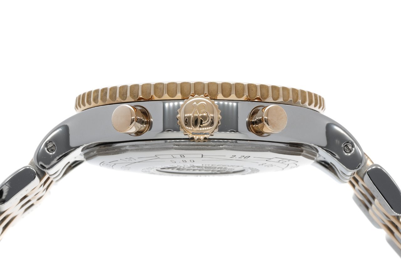 IMG_9081 Breitling Montbrillant Legende Mens watch Unisex Automatic Gold Steel C23340 Replica 5