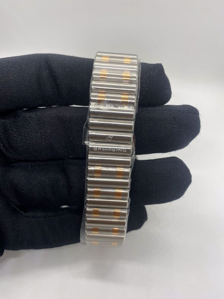Breitling Chronomat Womens watch Quartz Gold Steel U77310591A1U1 Replica 5