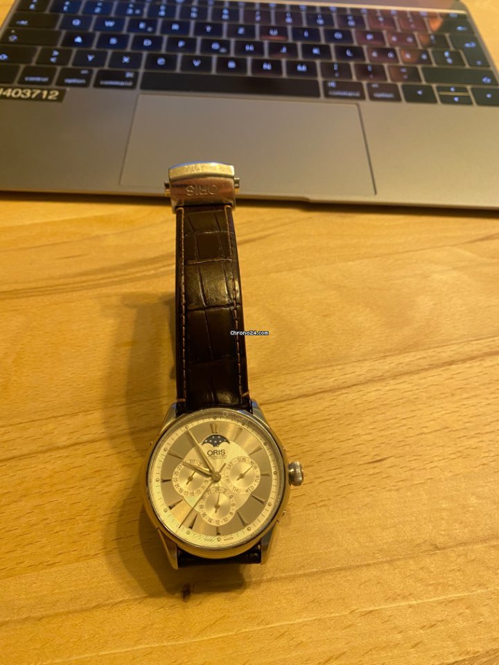 Oris Artelier Complication Mens watch Unisex Automatic Steel 01 582 7689 4051-07 5 21 70FC Replica 5