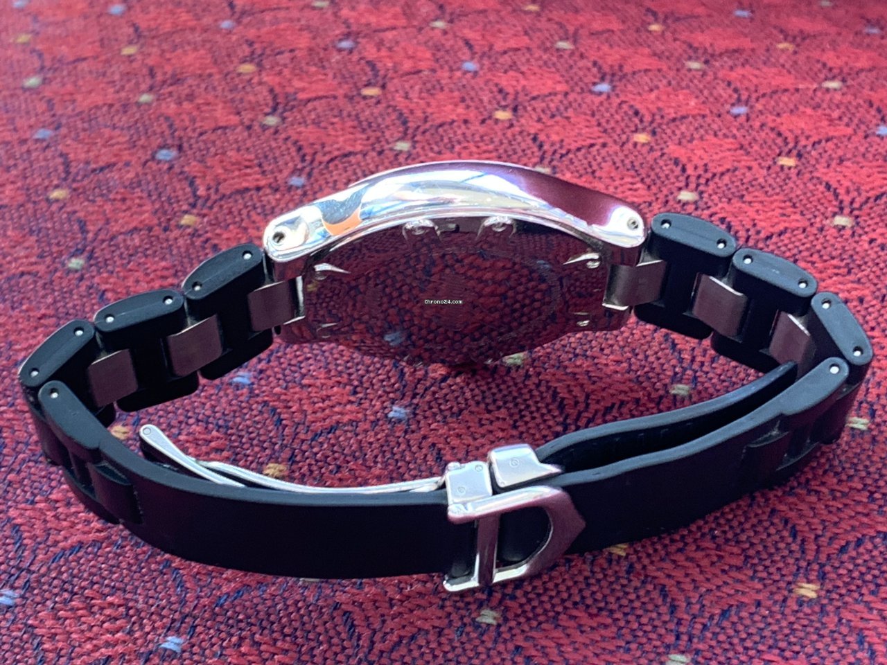 IMG_9081 Cartier 21 Chronoscaph Mens watch Unisex Quartz Steel W10198U2 Replica 5