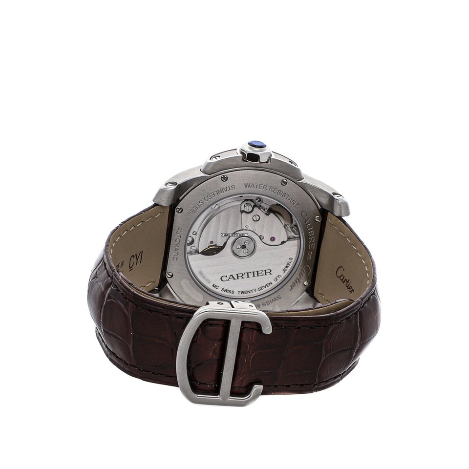 Cartier Calibre de Cartier Mens watch Unisex Automatic Steel W2CA0002 Replica 5