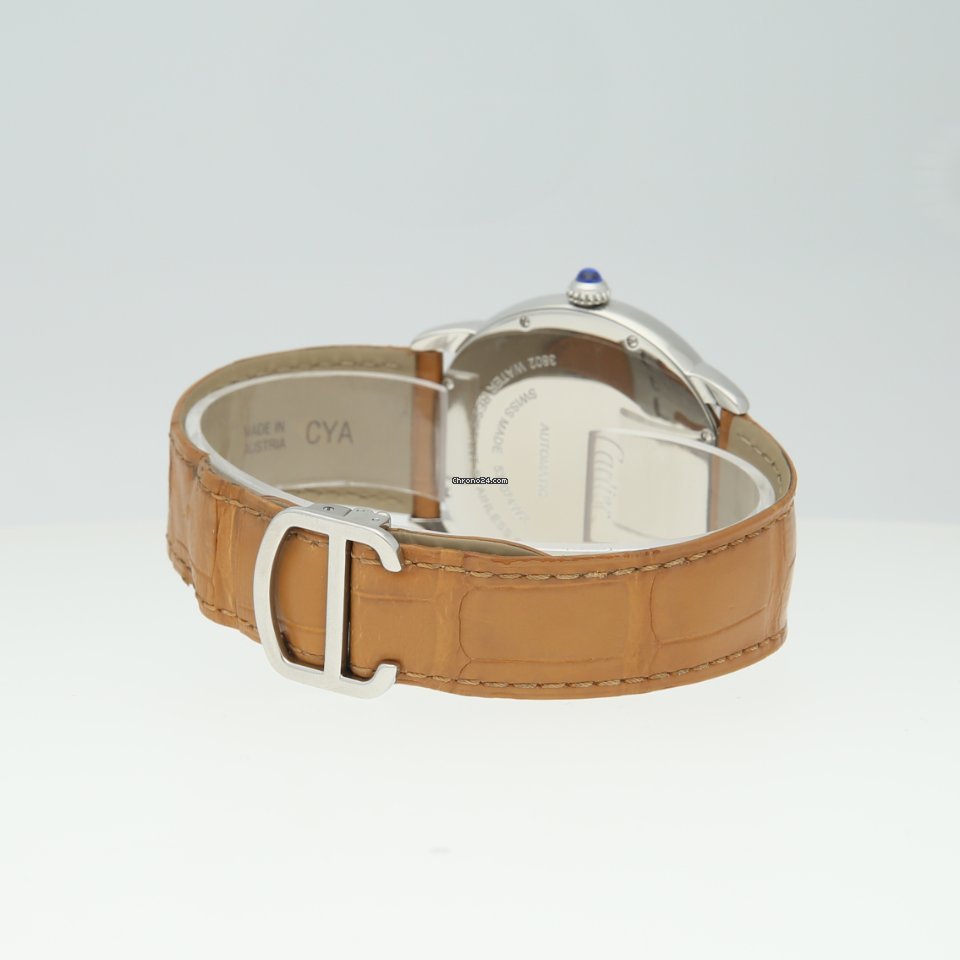 Cartier Ronde Solo de Cartier Mens watch Unisex Automatic Steel 3802 Replica 5