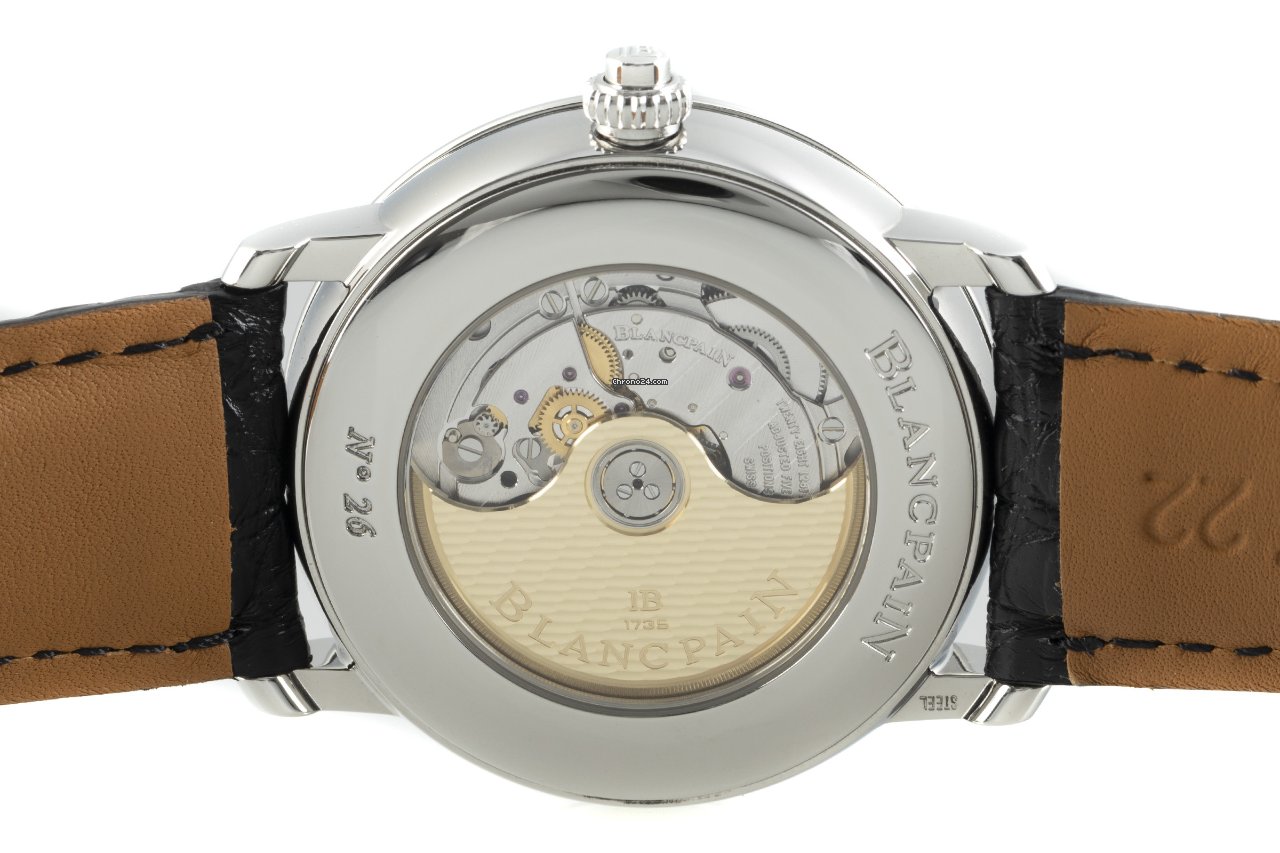 IMG_9081 Blancpain Villeret Mens watch Unisex Automatic Steel 6660-1127-55B Replica 5