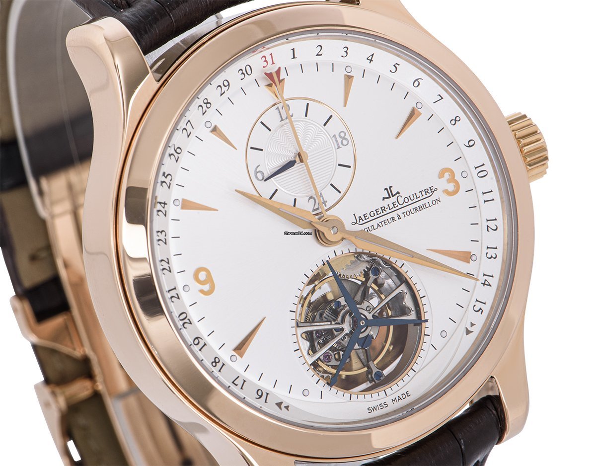 IMG_9081 Jaeger-LeCoultre Master Tourbillon Mens watch Unisex Automatic Rose gold Q1652420 Replica 5