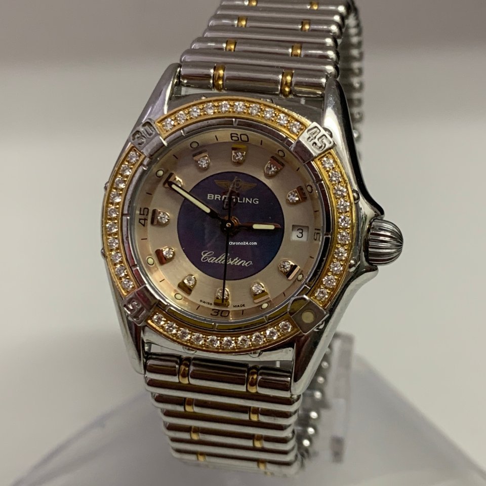 IMG_9081 Breitling Callistino Womens watch Quartz Steel D52045 Replica 5