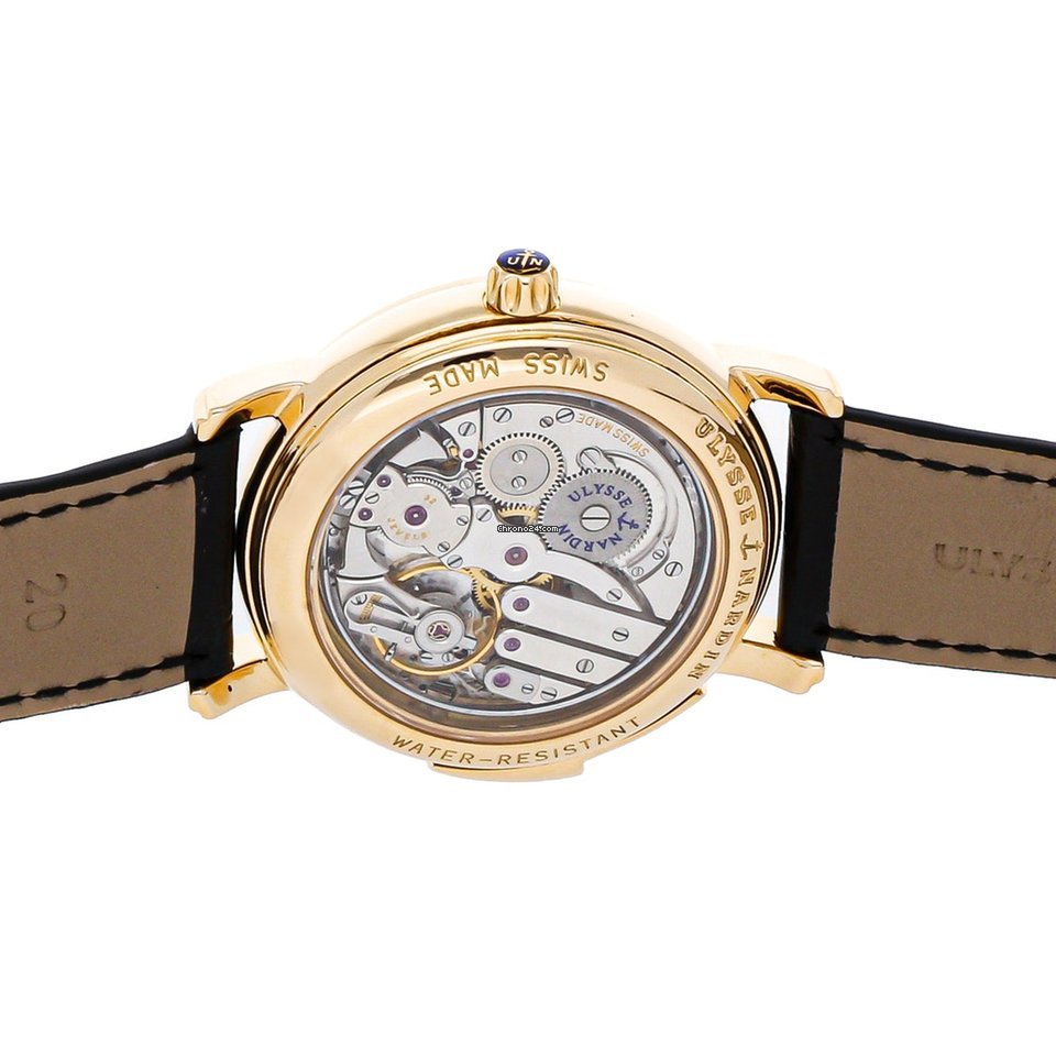 IMG_9081 Ulysse Nardin Mens watch Unisex Manual winding Rose gold 716-22 E0 Replica 5