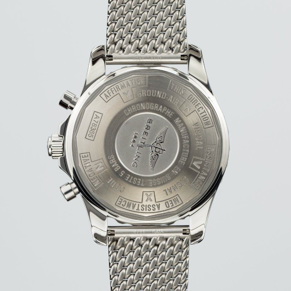 IMG_9081 Breitling Chronospace Mens watch Unisex Quartz Steel A7836534 BA26 Replica 5
