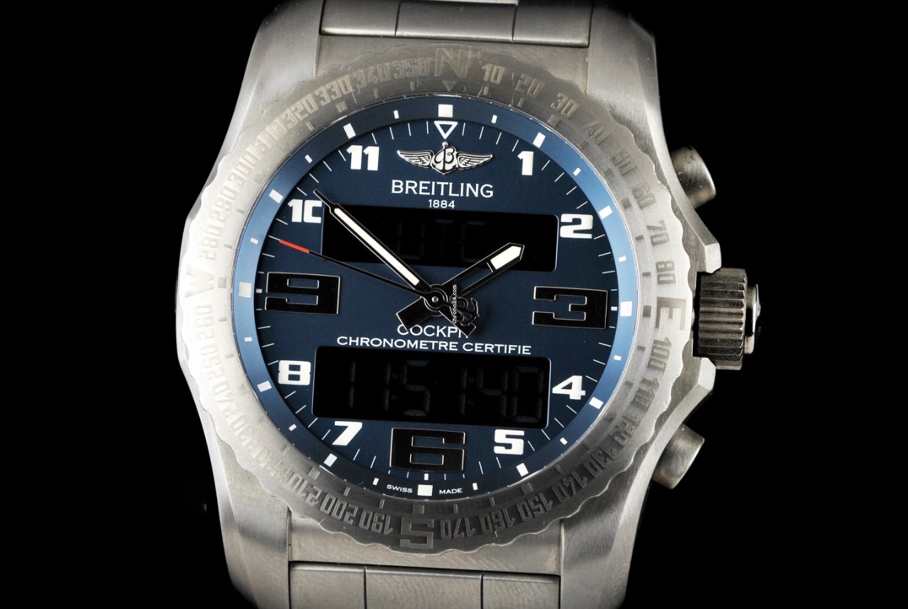 IMG_9081 Breitling Cockpit B50 Mens watch Unisex Quartz Titanium EB501019.C904.176E Replica 5