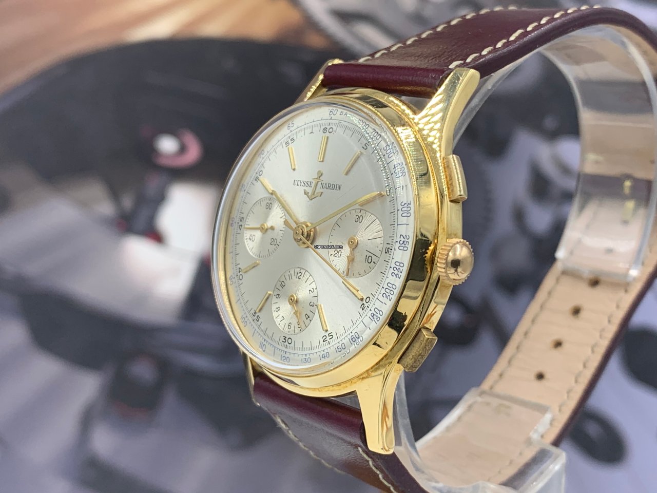 IMG_9081 Ulysse Nardin Mens watch Unisex Manual winding Yellow gold 7534 4 Replica 5