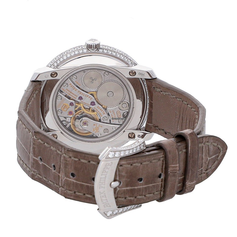 IMG_9081 Patek Philippe Complications Womens watch Manual winding White gold 4968G-010 Replica 5