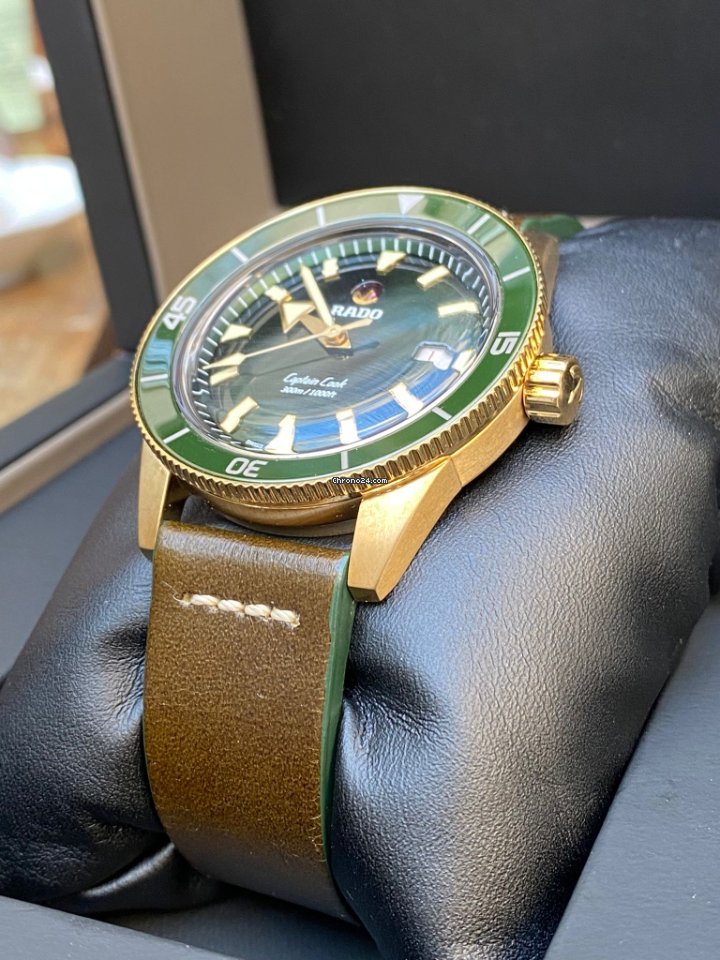 IMG_9081 Rado HyperChrome Captain Cook Mens watch Unisex Automatic Bronze R32504315 Replica 5