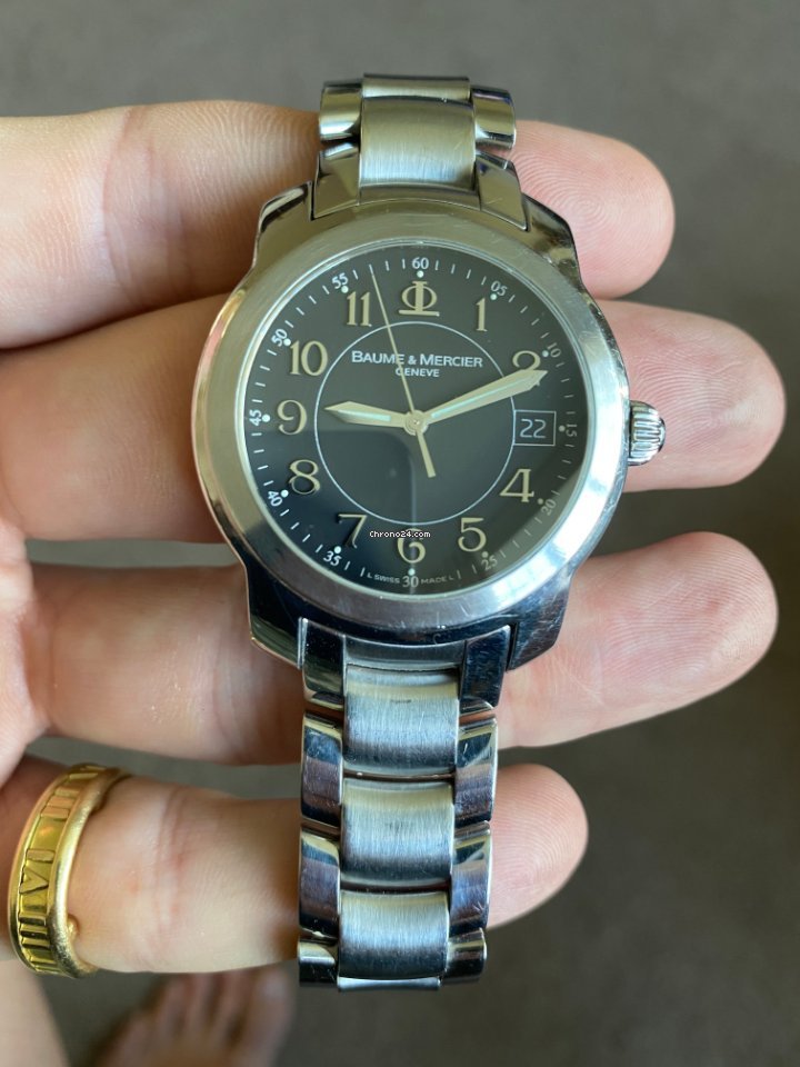Baume & Mercier Capeland Mens watch Unisex Quartz Steel 65531 Replica 5