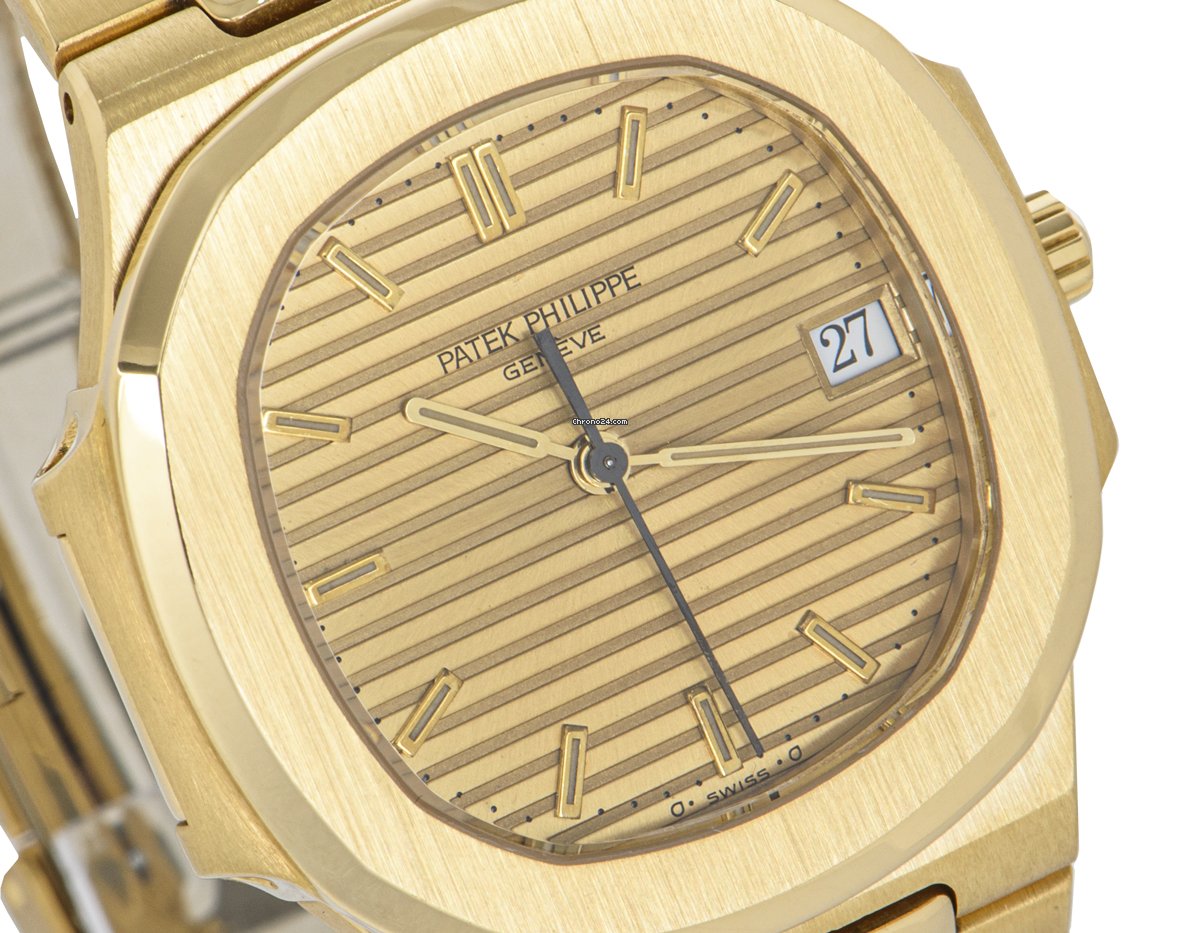 IMG_9081 Patek Philippe Nautilus Mens watch Unisex Quartz Yellow gold 3900 001 Replica 5