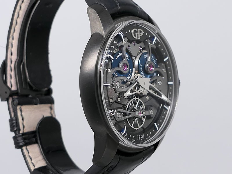 IMG_9081 Girard Perregaux Bridges Mens watch Unisex Automatic Titanium 84000-21-632-BH6A Replica 5