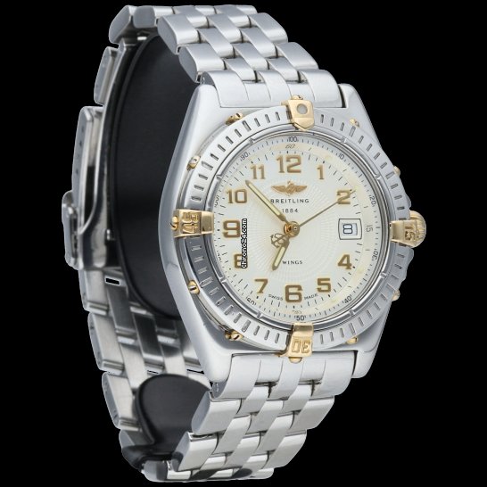 IMG_9081 Breitling Womens watch Quartz Gold Steel B67350 Replica 5
