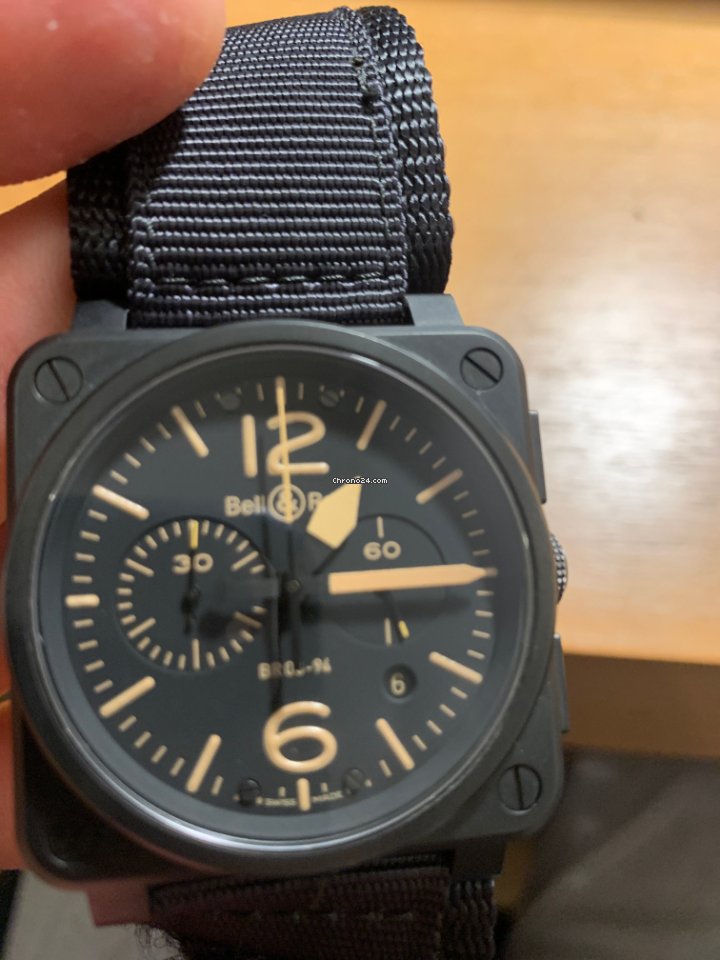 IMG_9081 Bell & Ross BR 03-94 Chronographe Mens watch Unisex Automatic Steel BR0394-HERITAGE Replica 5