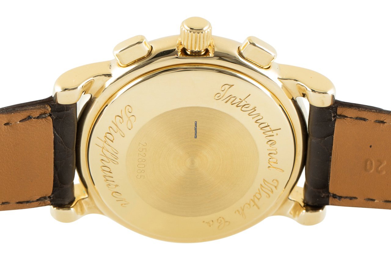 IMG_9081 IWC Mens watch Unisex Automatic Yellow gold 3703-001 Replica 5