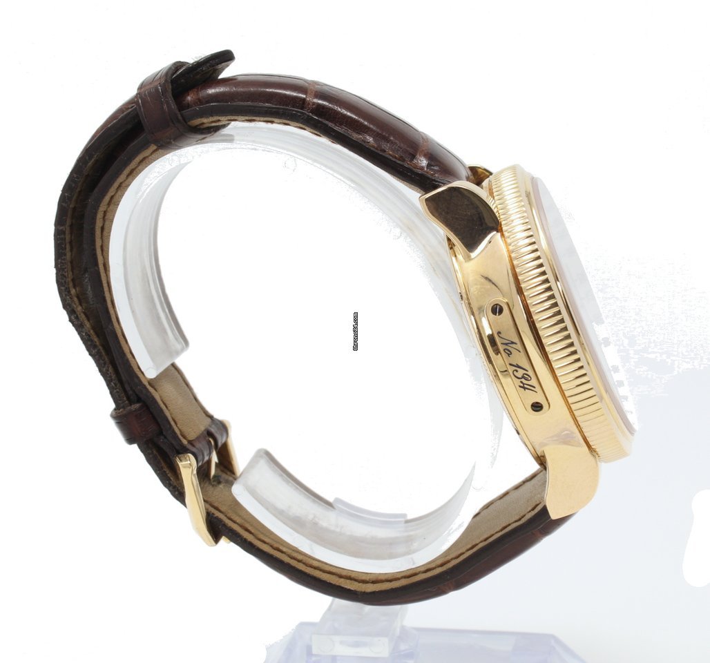 Ulysse Nardin Marine Chronograph Mens watch Unisex Automatic Rose gold 516-22 Replica 5