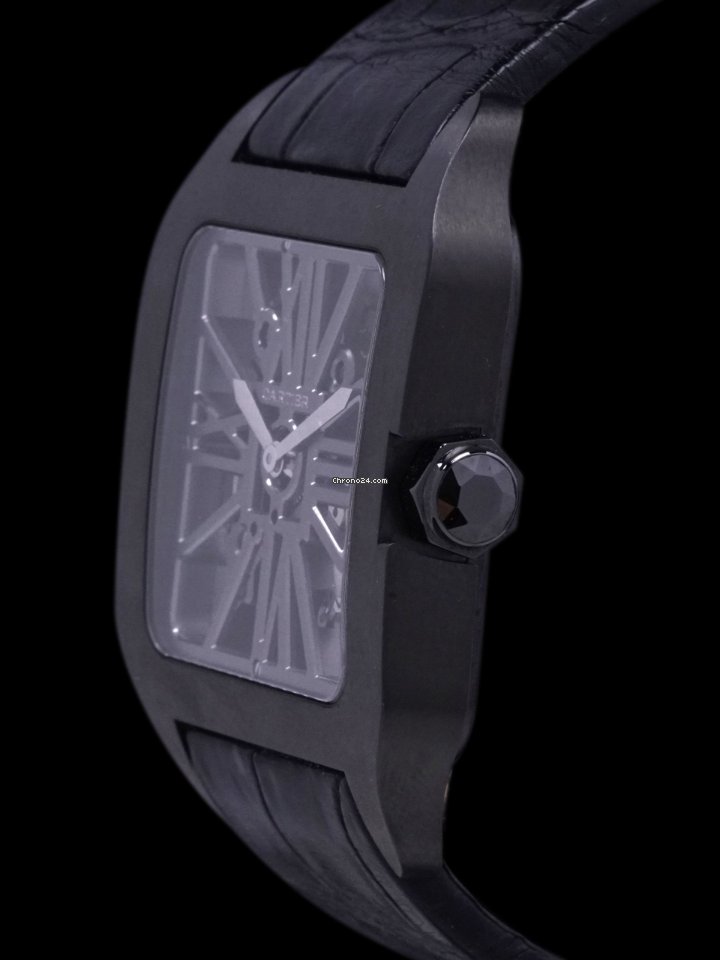 IMG_9081 Cartier Santos Dumont Mens watch Unisex Manual winding Titanium 2020052 Replica 5