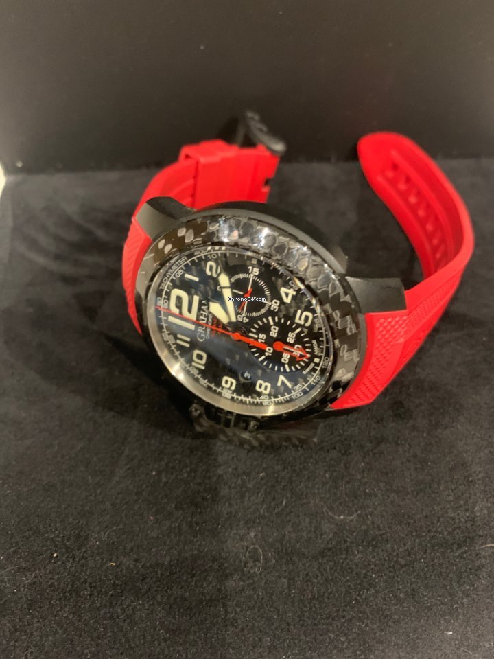 IMG_9081 Graham Chronofighter Oversize Mens watch Unisex Automatic Carbon 2CCBK.B11A Replica 5